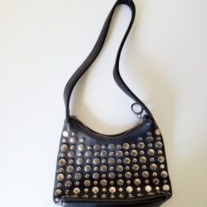 Nine West purse black silver studs